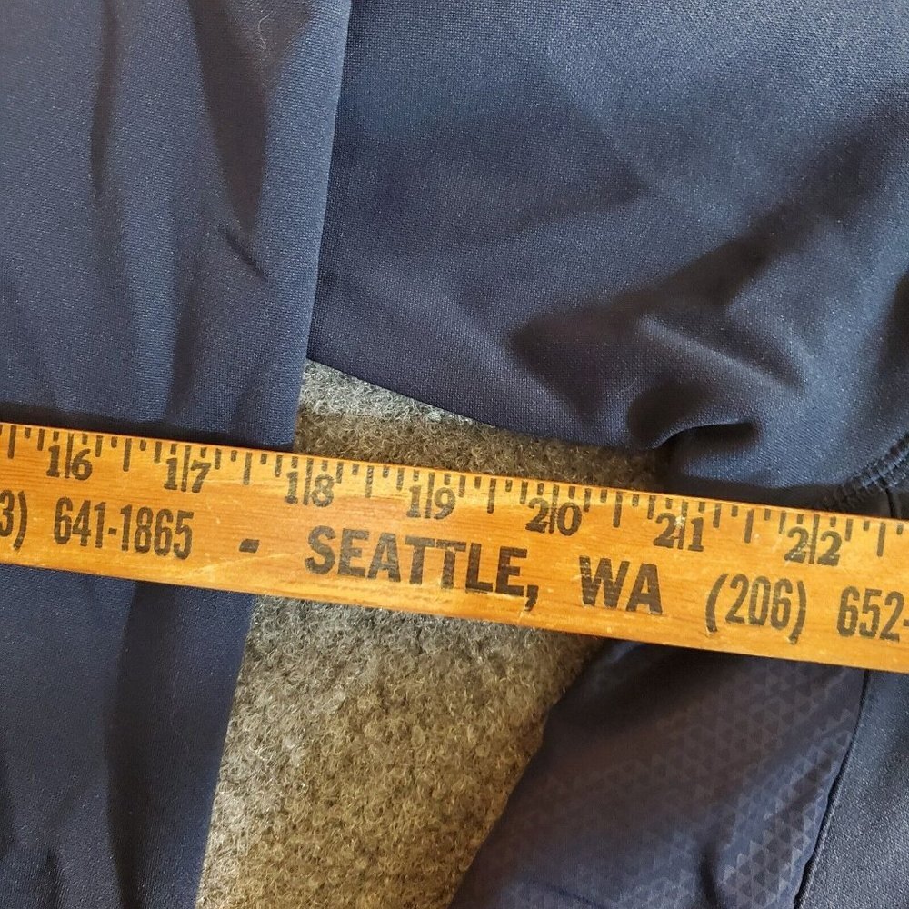 NFL Seattle Seahawks Majestic Zip Up Thermabase Size M Blue Logo Hooded Jacket - Picture 9 of 10